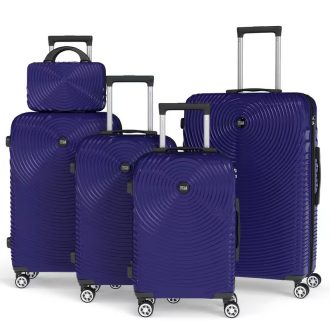 5 részes keményfedeles bőrönd szett kék 6XM2V59653-5K