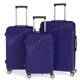 3 részes keményfedeles bőrönd szett kék 6XM2V59653-K