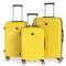 3 részes keményfedeles bőrönd szett sárga 6XM2V59653-S
