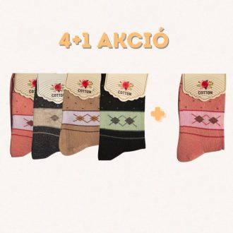  4+1 Női pamut zokni szett 35-38  –709916-4