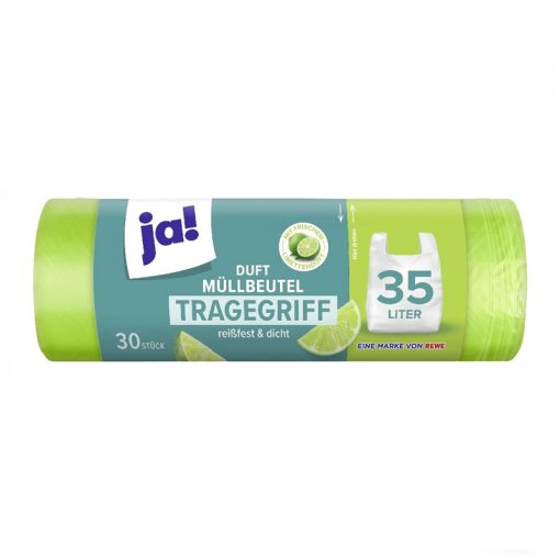 ja! Illatos szemeteszsák hordfüllel, 35 liter, 30 darab 7647161