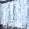 Fényfüggöny távirányítóval, 300 LED, hidegfehér, 3 × 3 m 839442