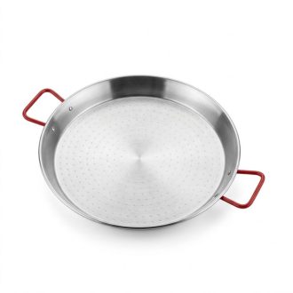 Polírozott acél paella serpenyő 34 cm 8412595100348