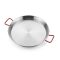 Polírozott acél paella serpenyő 34 cm 8412595100348
