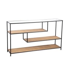 PTMD Álló Polc, Bambusz - 140x35x79,5 cm  8720014712509