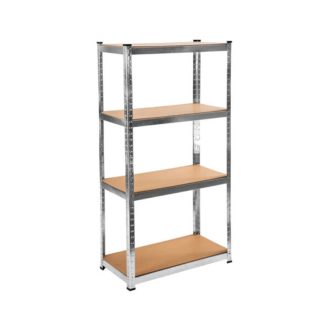 Fémkeretes polc 4 db MDF polccal 954538