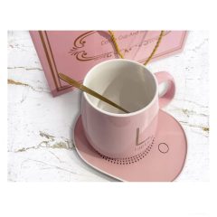 Kávé-tea melegítő szett rózsaszín ADG.G911