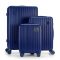 Aurea Prémium Kemény ABS 3db-os bőrönd szett kék AURK