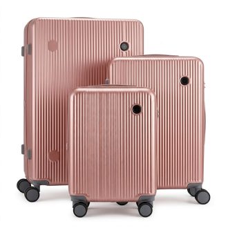   Aurea Prémium Kemény ABS 3db-os bőrönd szett rolegold AURR