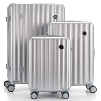   Aurea Prémium Kemény ABS 3db-os bőrönd szett szürke AURSZ