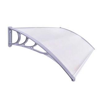   Előtető, 120x80 cm, átlátszó polikarbonátból AWN80120G