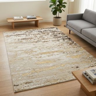 Athena szőnyeg Szürke-Arany 200x290cm B7473A