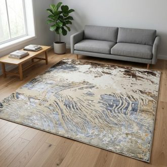 Athena szőnyeg Szürke-Arany 200x290cm B7912A