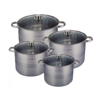 Rozsdamentes fazék szett 4 db (16-18-20-24 cm) BL-1474