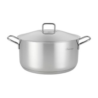   Bachmayer BM-1060 Rozsdamentes Acél Fazék Fedővel – 40 cm BM-1060
