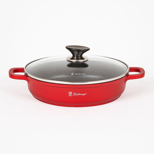Bachmayer Sekély  Lábas, piros – 28 cm, 3,8 liter BM-7776-28