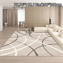   Puha bársony szőnyeg, görbe vonalak minta 200x300cm BR552959-6