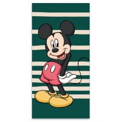   Disney Mickey Green fürdőlepedő, strand törölköző 60x120cm BRM016002