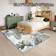 Virágmintás bársony szőnyeg 140 x 200 cm BT674413-3