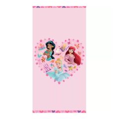   Disney Hercegnők Heartfelt Friendship fürdőlepedő, strand törölköző 70x140cm CBX244254DP