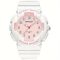 Divatos női sportos óra fehér-rózsaszín CF68603