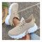 Női ultrakönnyű sneakers cipő bézs CU586054-2