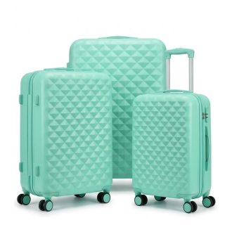   Diamond Premium 3db-os Keményfalú Bőröndszett Zöld DIA3Z