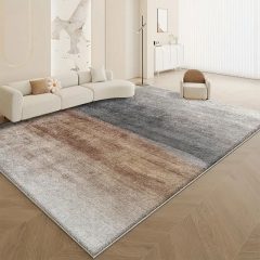 Puha gyapjú szőnyeg - Fekete & Barna 200x300cm DK907930-5