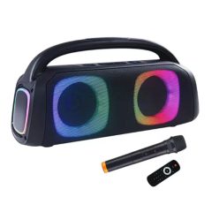 Hordozható Bluetooth RGB Hangszóró + Karaoke 40W DR-501