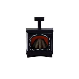   Mini LED Kandalló Dekoráció – Lángoló Láng Hatás (Fekete) DR229514-F