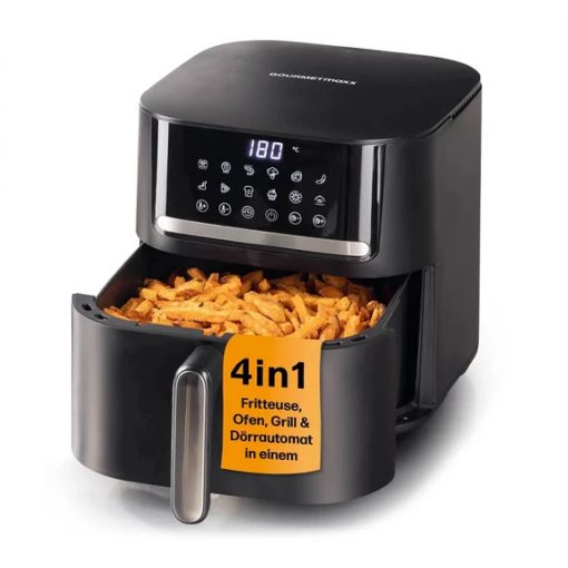 GOURMETMAXX Forrólevegős Fritőz / Airfryer Digitális 6L 4in1 DS14768-L