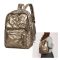 Fényes steppelt hátizsák arany EQ1913613-a