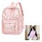 Fényes steppelt hátizsák rózsaszín EQ1913613-r