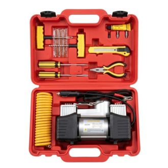   Flinke 15 részes autós kompresszor és gumijavító szett FK-1100