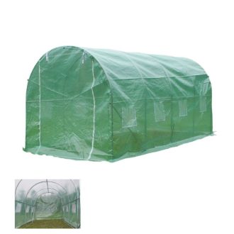   GEKO kerti fóliasátor UV-álló fóliával, 4x2,5x2m, 10m² G73294