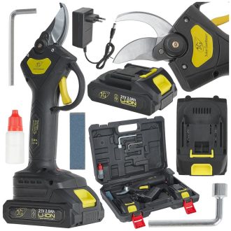GEKO 21V akkus metszőolló 30 mm-ig, 2×2,0 Ah G80662