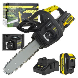   Geko 12″ akkumulátoros láncfűrész szénkefe nélküli 4.0Ah 20V CoreX G80688