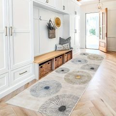   Modern absztrakt csúszásmentes szőnyeg 60x300 cm - GA334810-b