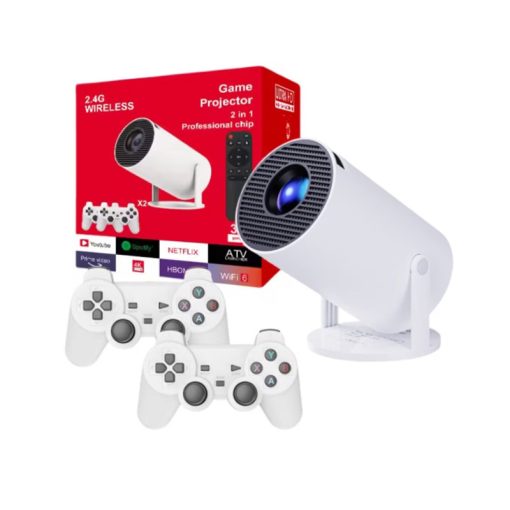 Mini Smart 4k Game projector, távirányítóval, kontrollerel GAMEP-2-4