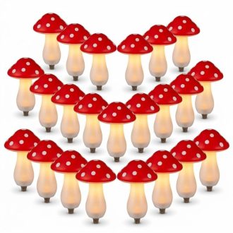 12 darabos Napelemes Gomba Lámpa Szett GU1554244-12