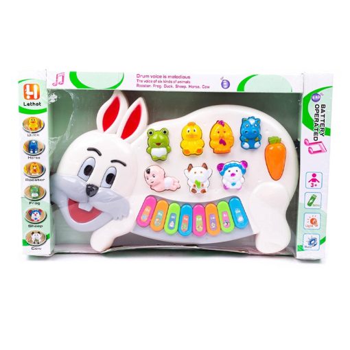 Nyúl akakú zenélő játék gyerekeknek GYJ-001