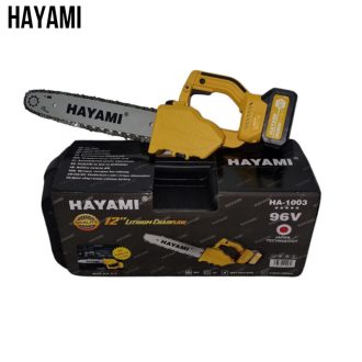   HAYAMI nagy teljesítményű akkus láncfűrész 12" 96V HA-1003