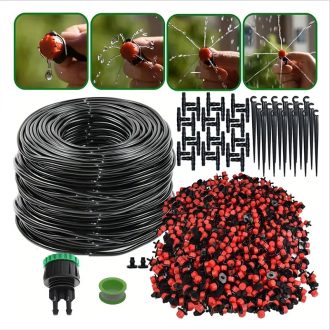   124 darabos automata csepegtető öntözőrendszer készlet – 30 méter HA182683