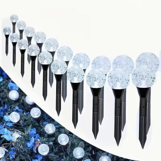 20 db napelemes kerti kristálylámpa led fehér HC7427859