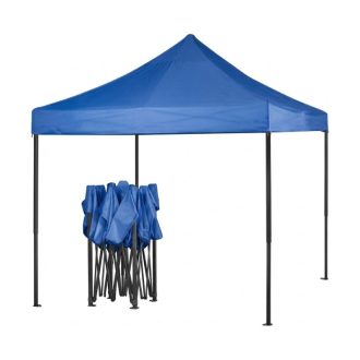 3 × 3 m összecsukható kerti pavilon – kék HM-8003-K