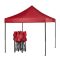 3 × 4,5 m összecsukható kerti pavilon – piros HM-8005-P