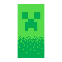   Minecraft fürdőlepedő, strand törölköző Digital Creeper 70*140cmJFK103397