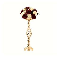   Arany színű dekoratív fém gyertyatartó – 53 cm JK1215466-1