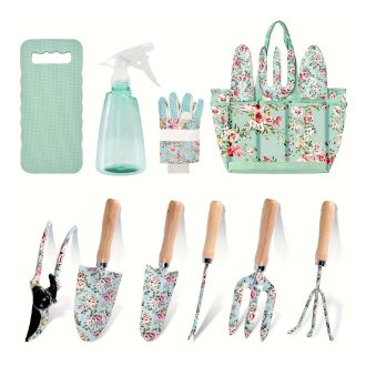   9 darabos Kertészeti Szerszámkészlet – Virágmintás JU2649197