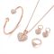 Rose Gold Romantika – 5-darabos Női Ékszerszett JU7584653-RG
